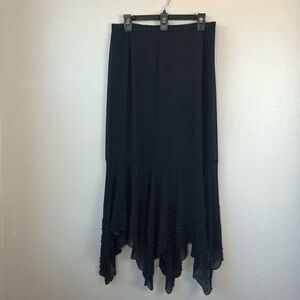 NWT J.R. Nites by Caliendo Black Skirt Size 6